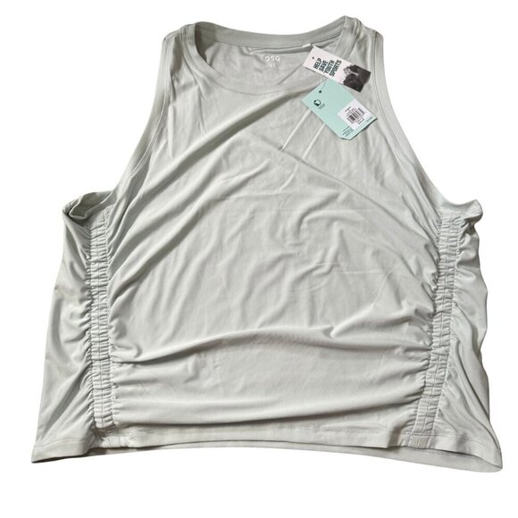 DSG womens cinch pale seaglass size XL NWT workout athletic tank top - Picture 1 of 5